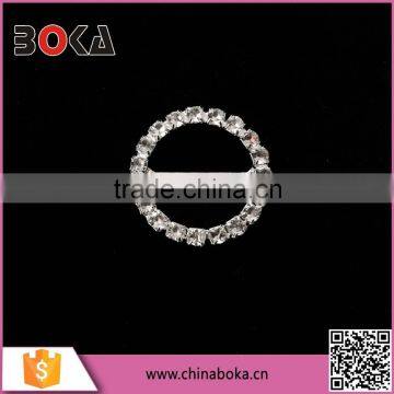 BOKA fashion round dress rhinestone buckle for chair sash