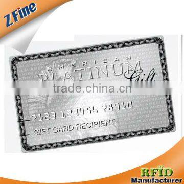 HOT!!! metal vip card/metal busniess smat card/metal vip club smart card