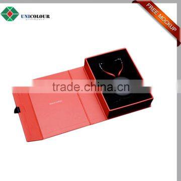 Custom high end luxury printed earphone packaging box