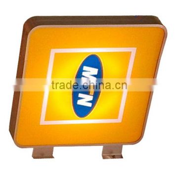 Double sided led waterproof vacuum forming ligh box for outdoor use