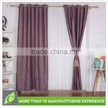 Window curtains design Elegant Cheap price polyester blackout feather curtain