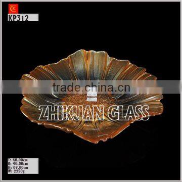 Old Fancy Cheap Wholesale Color Glass Plate