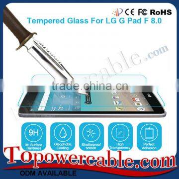 Clear Tablet Tempered Glass Screen Protectors Guard For Lg G Pad F 8.0 photo-4