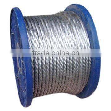 steel wire rope for temporarily installed suspended access equipment