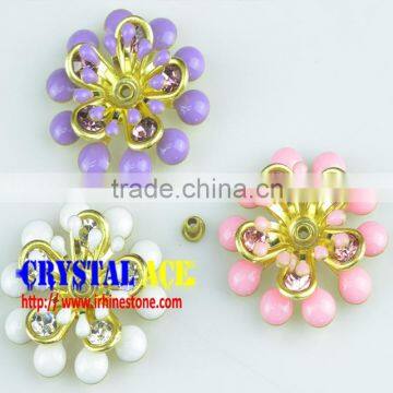 Small Decorative Craft Metal Flower, Antique Imitation Craft Metal Flowers Wholesale photo-2