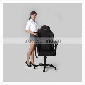 AKRACING modern adjustable armrest recliner black leather office chair