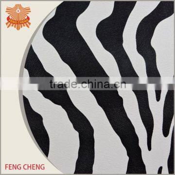 Copy the Leopard Skin Grain Pvc Artificial Leather photo-2