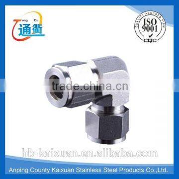 1/4 npt compression fitting hydraulic fittings 2 way straight male connector