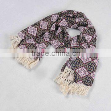 Promotional Cheap Wool Viscose Viscose Stole Scarves ,scarf for Women photo-3