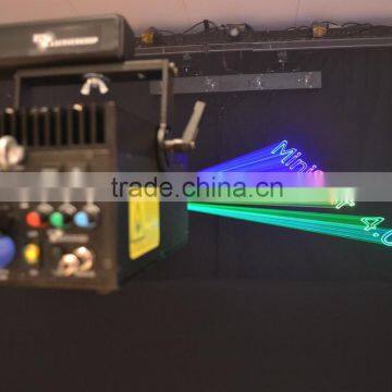 4W Multi Color Laser Light Pink Orange Green Laser Light Projector photo-5