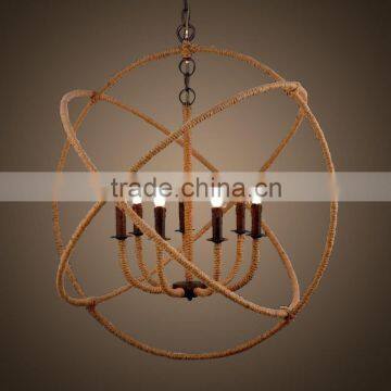 Hot new products for 2015 rope vintage pendant light