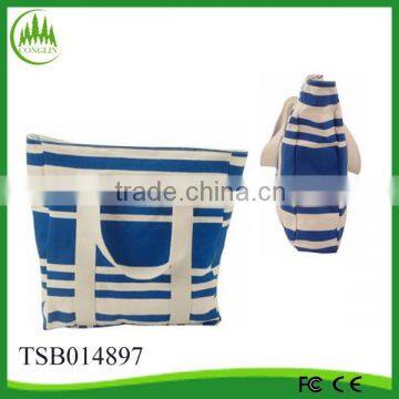 New product for 2014 fashion latest for women organic navy blue cotton bag