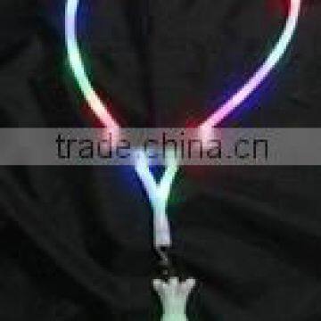 LED Flashing Starfish Necklace with Plastic Lanyard