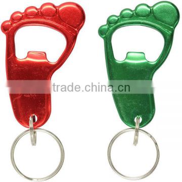 foot keyring cheap beer bottle opener