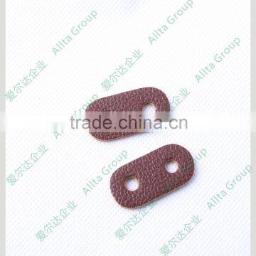Wholesale Custom Your Company Logo Embossed Leather Patch for Garment Hats in China