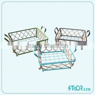 Decorative Supermarket Wire Metal Hanging Baskets Wholesale