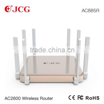 2016 New 2.4/5Ghz 2600Mpbs Wifi Router With 8pcs 5Dbi High Gain Antenna