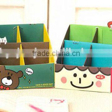 Small size cartoon paper storage box