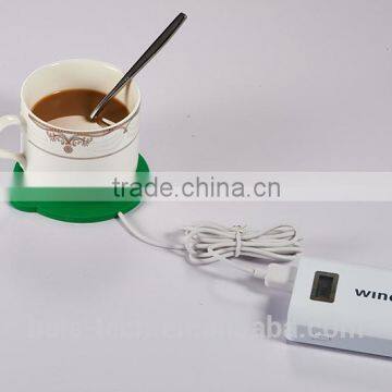 USB heated coffee cup mats
