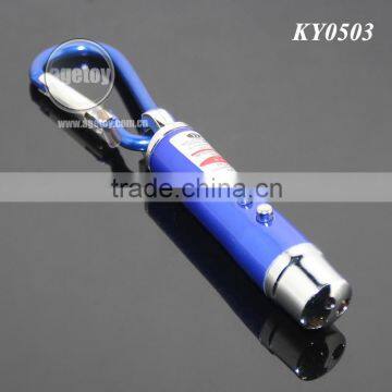 3 in 1 Mini LED Flashlight Torch Lamp Aluminum Carabiner Personality UV Money Detector Electric LED Light Keyring Led Torch photo-4