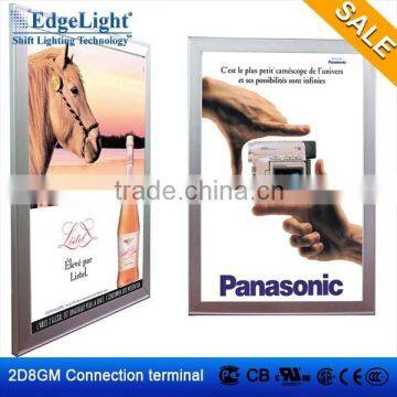 Edgelight AF14 advertising light boxes aluminous frame 8mm light box