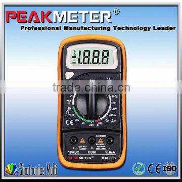 best digital multimeter peak meter MAS838(CE)