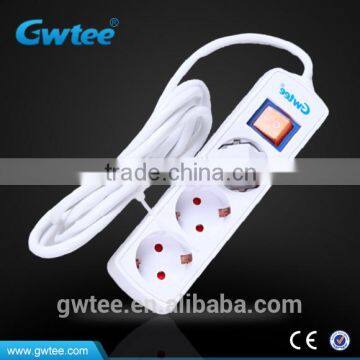 3/4/5/6 ways EU Electrical Switch Sockets, Customized German Socket