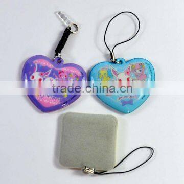 New Pvc screen cleaner with dust plug good for cell phone strap