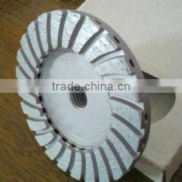 100mm Turbo Diamond Cup Grinding Wheel for Concrete / Terrazzo