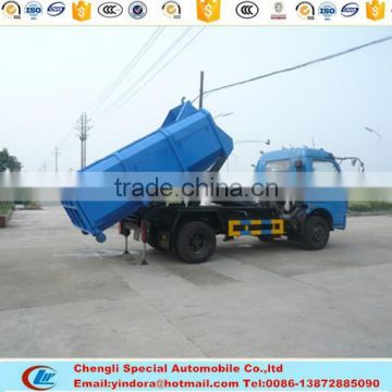 Top sellling dfac 9 ton hook lifting garbage truck