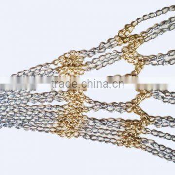 Steel chain basketball net