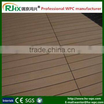 Best price for waterproof outdoor wood plastic composite deck flooring board with fireproof