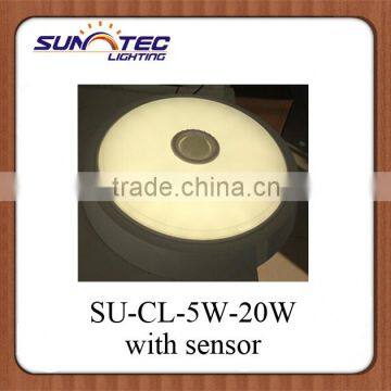 LED ceiling lamp with sensor