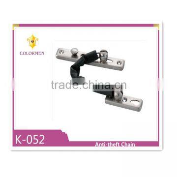 Stainless steel ,Zinc alloy anti-theft chain with different finish for door