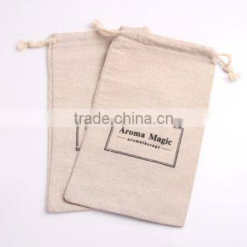 Custom Grey Jewelry Pouch Cotton With Logo,Personalized Jewellery Bag photo-6