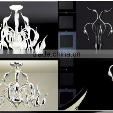 white Swan Light Chandelier/White swan pendant