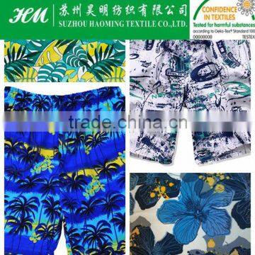 100 polyester micro peach fabric for beach pants fabric