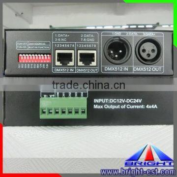 DMX multi channel led controller rgbw,12-24v zigbee rgb led controller,dmx common cathode rgb controller