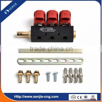 3 cyl high pressure fuel injection rail