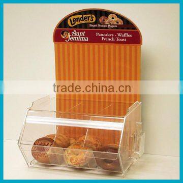 OEM design Clear Diaphanous Counter Acrylic Cake Box, Pastry Display Box