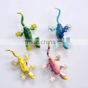 6 inch Sweden Mother and Child Barcecelona Gecko Fridge Magnets with Single Pole, Plastic Magnetic Souvenir