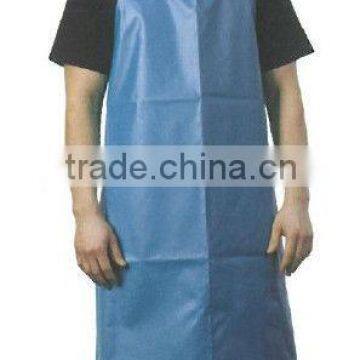 blue PVC BIB apron factory