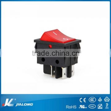 UL94-V0 CE VDE 16A rocker switch DRH Double pole ROCKER SWITCH