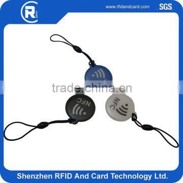 Round Passive RFID NFC Sticker,rfid smart nfc glue/crystal smart tag