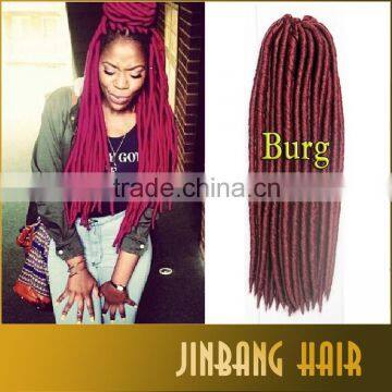 Havana Mambo Twist Crochet Braid Hair Faux Locs Synthetic Dreadlocks Ombre Braids Hair Extensions photo-5