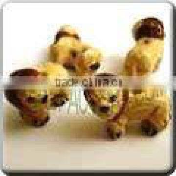 Ceramic small animal shape bead - Cute little Lion