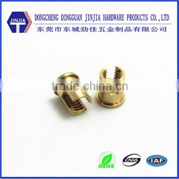 brass slotted micro cnc hardware parts