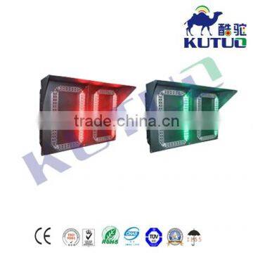 Road use LED traffic signal countdown timer/Two digits traffic lights countdown meter with