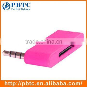 High Quality Pink Audio Supported Converter Mobile Phone Adapter