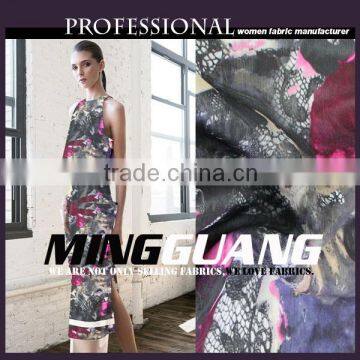 China manufacture 100 polyester silk chiffon digital printing dress fabric